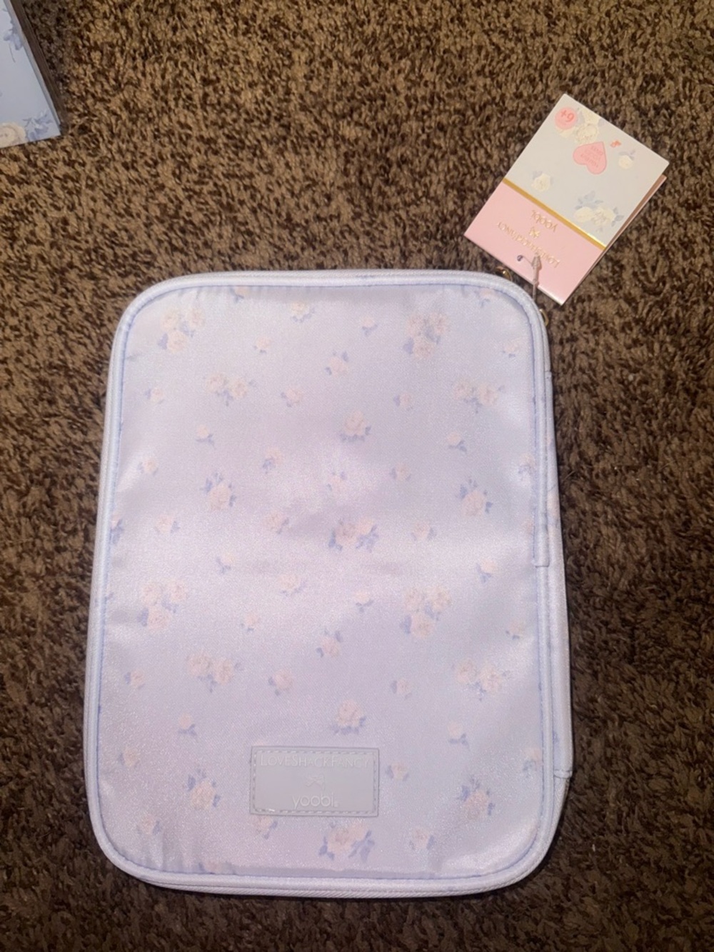 Blue LoveShackFancy x Target Tech Organizer